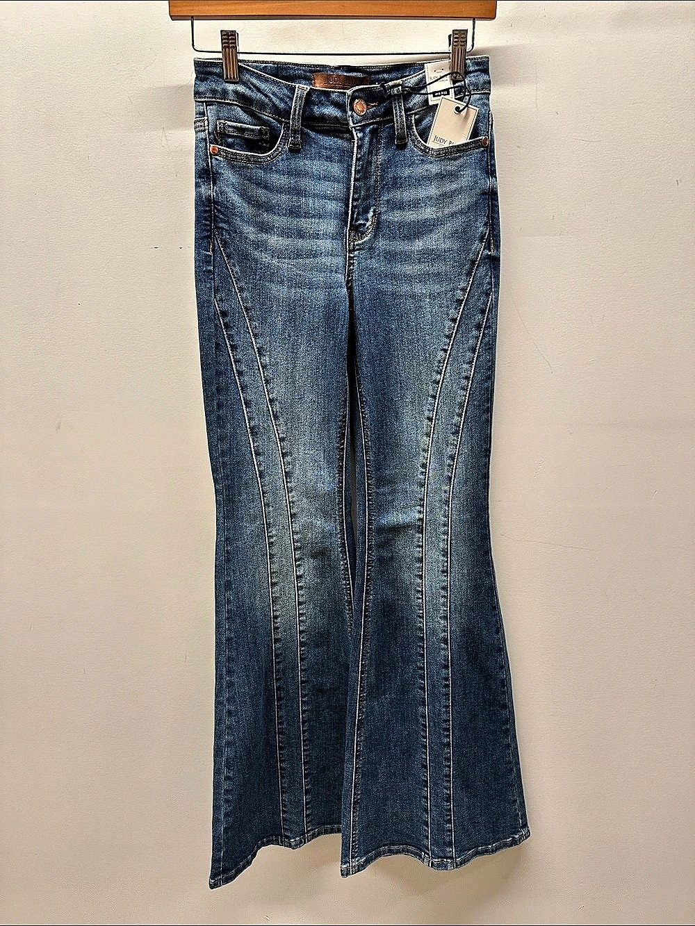 Judy Blue Flare Jeans in Blue Size 0 NWT